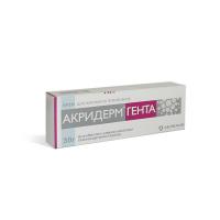 АКРИДЕРМ ГЕНТА КРЕМ Д/НАРУЖН ПР 30Г N1 ТУБА ПК
