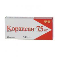 КОРАКСАН ТАБ П.П.О. 7,5МГ N56 БЛ ПК 14*4