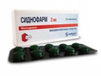 СИДНОФАРМ ТАБ 2МГ N30 БЛ ПК 10*3