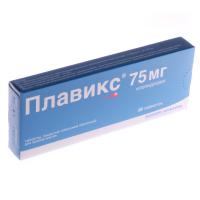 ПЛАВИКС ТАБ П.П.О. 75МГ N28 УП КНТ-ЯЧ ПК 14*2